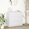 vidaXL Sideboard White 80x35x76 cm Engineered Wood