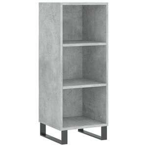 vidaXL Sideboard Concrete Grey 34.5x32.5x90 cm Engineered Wood