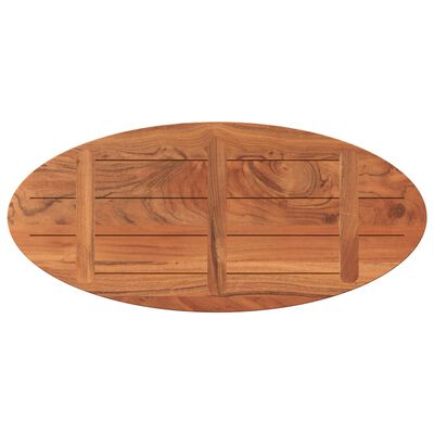 vidaXL Table Top 120x60x3.8 cm Oval Solid Wood Acacia