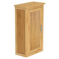 EISL High Cabinet with Door Bamboo 40x20x70 cm
