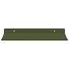 vidaXL Floating Shelf 4 pcs Olive Green 30 x 18 x 2.5 cm Steel