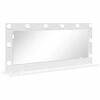 vidaXL Vanity Mirror White 100 x 45 x 18 cm Glass and Engineered wood