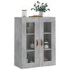 vidaXL Wall Mounted Cabinet Concrete Grey 69.5x34x90 cm