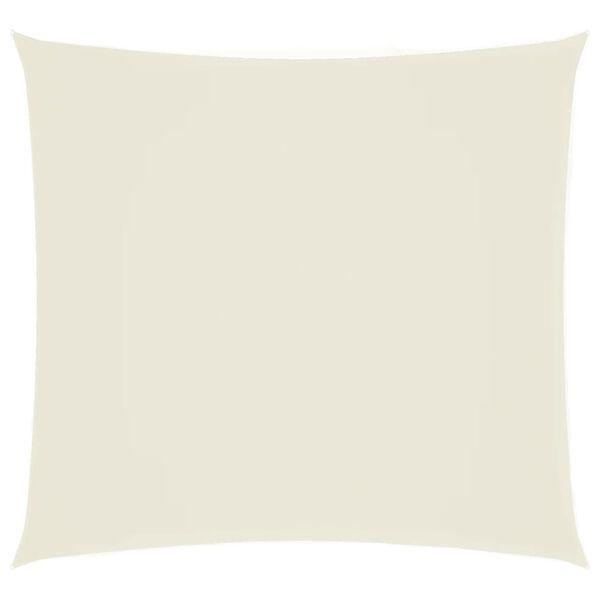 vidaXL Sunshade Sail Oxford Fabric Square 4x4 m Cream