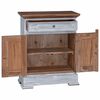 vidaXL Storage Cabinet 63 x 30 x 79 cm Solid Mahogany Wood