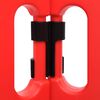 vidaXL Traffic Barriers 4 pcs Red 75x75x100 cm
