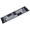 vidaXL Kitchen Rug Washable Wine Grey 60x300 cm Velvet