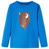 Kids' T-shirt with Long Sleeves Cobalt Blue 140