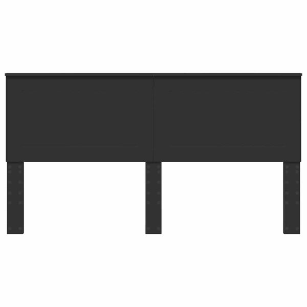 vidaXL Headboard Black Oak 200 cm Engineered Wood