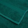 vidaXL Premium Towels SOLUND 10 pcs Green 100x200 cm 600 gsm
