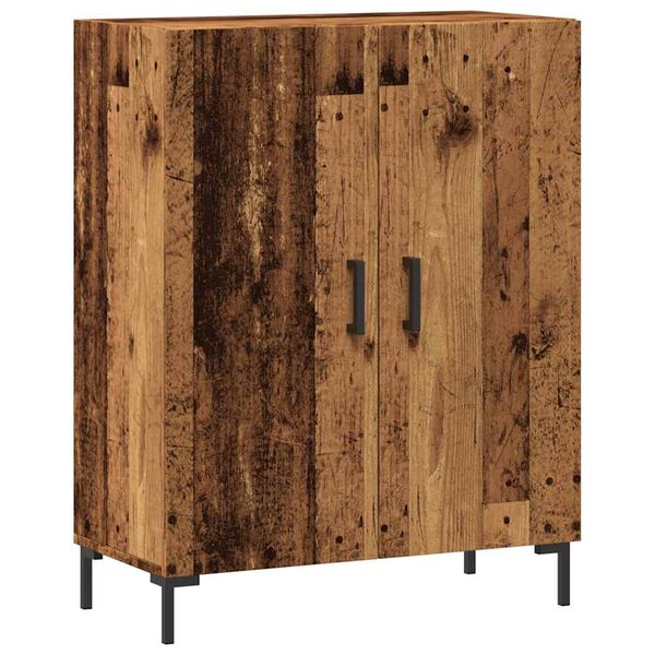 vidaXL Sideboard Old Wood 69.5x34x90 cm Engineered Wood