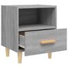 vidaXL Bedside Cabinets 2 pcs Grey Sonoma 40x35x47 cm
