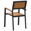vidaXL Stacking Chair 8 pcs Brown 56 x 57 x 87 cm Solid Acacia Wood