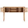 vidaXL Console Table 120x35x76 cm Solid Acacia Wood
