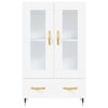 vidaXL Highboard White 69.5x31x115 cm Engineered Wood