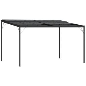vidaXL Gazebo with Roof Anthracite 4x3x2.5 m Aluminium and Steel