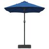 vidaXL Garden Parasol Azurblau 385 x 209 x 244 cm Polyester
