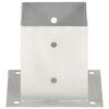 vidaXL Post Anchors 4 pcs Galvanised Metal 121 mm