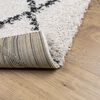 vidaXL Shaggy Rug PAMPLONA High Pile Modern Cream and Black 240x340 cm