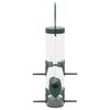 vidaXL Bird Feeders 3 pcs Dark Green 17x17x32 cm