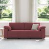 vidaXL Sofa Wine Red 219 x 77 x 82 cm Fabric