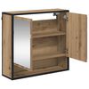 vidaXL Wall Shelf with Shelf Wall-mounted Artisan Oak 65 x 20 x 60 cm