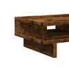 vidaXL Monitor Stand Smoked Oak 50x27x15 cm Engineered Wood