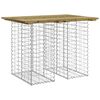 vidaXL Garden Table Gabion Design 100x70x72 cm Impregnated Wood Pine