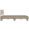vidaXL Bed Frame without Mattress Sonoma Oak 120x190 cm Small Double