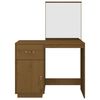 vidaXL Dressing Table Honey Brown 95x50x134 cm Solid Wood Pine