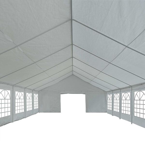 vidaXL Tent Fabric without Frame Grey 10 x 5 m PE