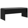 vidaXL Hall Bench with Cushion Black Oak 103 x 38 x 40 cm