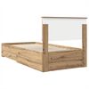 vidaXL Bed Frame with Drawer Artisan Oak 90 x 190 cm Engineered Wood