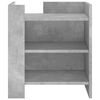 vidaXL Bedside Cabinet Concrete Grey 45x50x50 cm Engineered Wood