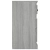 vidaXL Sideboard Grey Sonoma 70x35.5x67.5 cm Engineered Wood