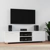 vidaXL TV Cabinet White 140x40.5x35 cm Engineered Wood