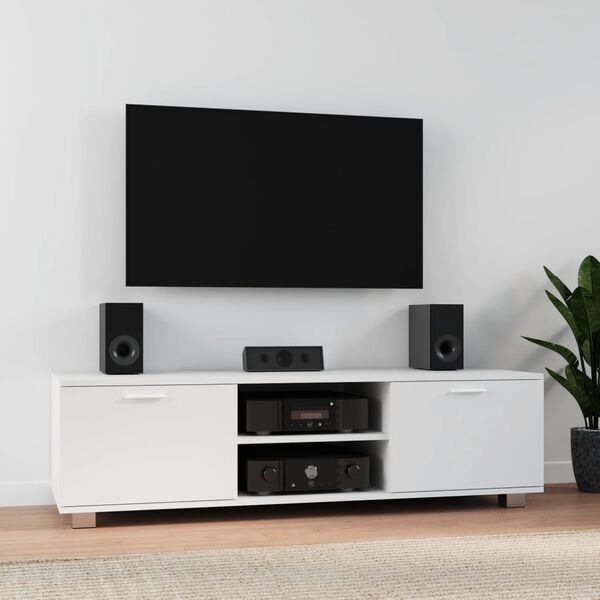 vidaXL TV Cabinet White 140x40.5x35 cm Engineered Wood