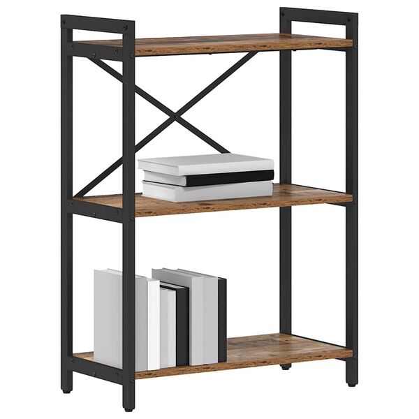 vidaXL Bookshelf Old wood 60 x 30 x 85 cm Engineered Wood