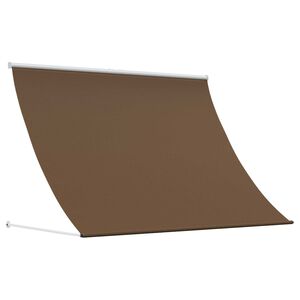 vidaXL Awning Taupe 400 x 150 cm 180 g / m&sup2; Polyester with PU Coated