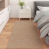 vidaXL Area Rugs Moire Rectangular Natural 200 x 80 cm