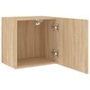 vidaXL TV Wall Cabinet Sonoma Oak 40.5x30x40 cm Engineered Wood