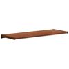vidaXL Window Sill Brown Wood 60 x 30 x 4.5 cm PVC