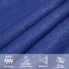 vidaXL Sunshade Sail 160 g/m&sup2; Blue 2.5x4.5 m HDPE