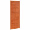 vidaXL Barn Door Wax Brown 80x208 cm Solid Wood Pine