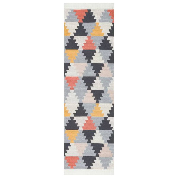 vidaXL Rug Multicolour 80x300 cm Cotton
