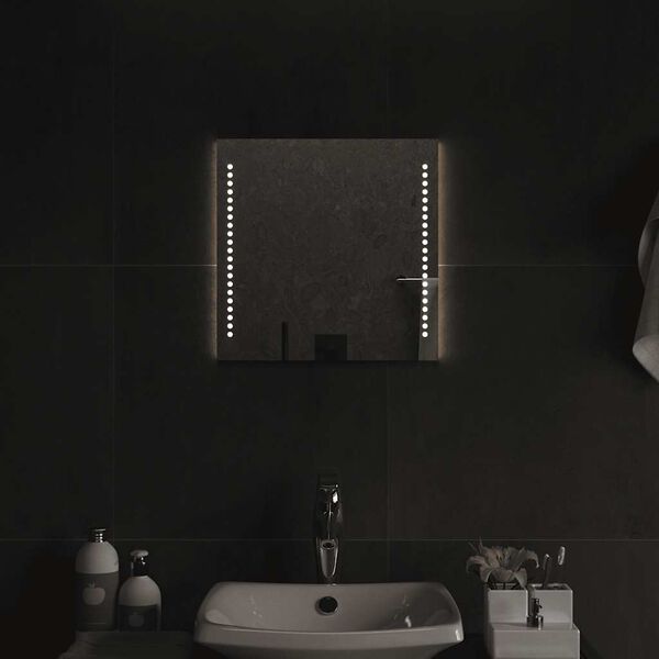 vidaXL LED Bathroom Mirror 40x40 cm