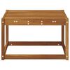 vidaXL Outdoor Table Solid Acacia Wood Natural 59 x 59 x 37 cm
