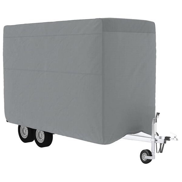 vidaXL Horse Trailer Cover Grey 334x148x230 cm Non-woven Fabric