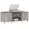 vidaXL Record Cabinet Grey Sonoma 121x38x48 cm Engineered Wood