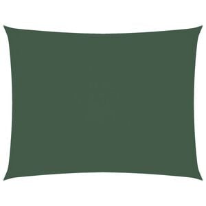 vidaXL Sunshade Sail Oxford Fabric Rectangular 2x3.5 m Dark Green